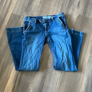 Old Navy low rise stretch flare jeans Y2K medium wash size 8